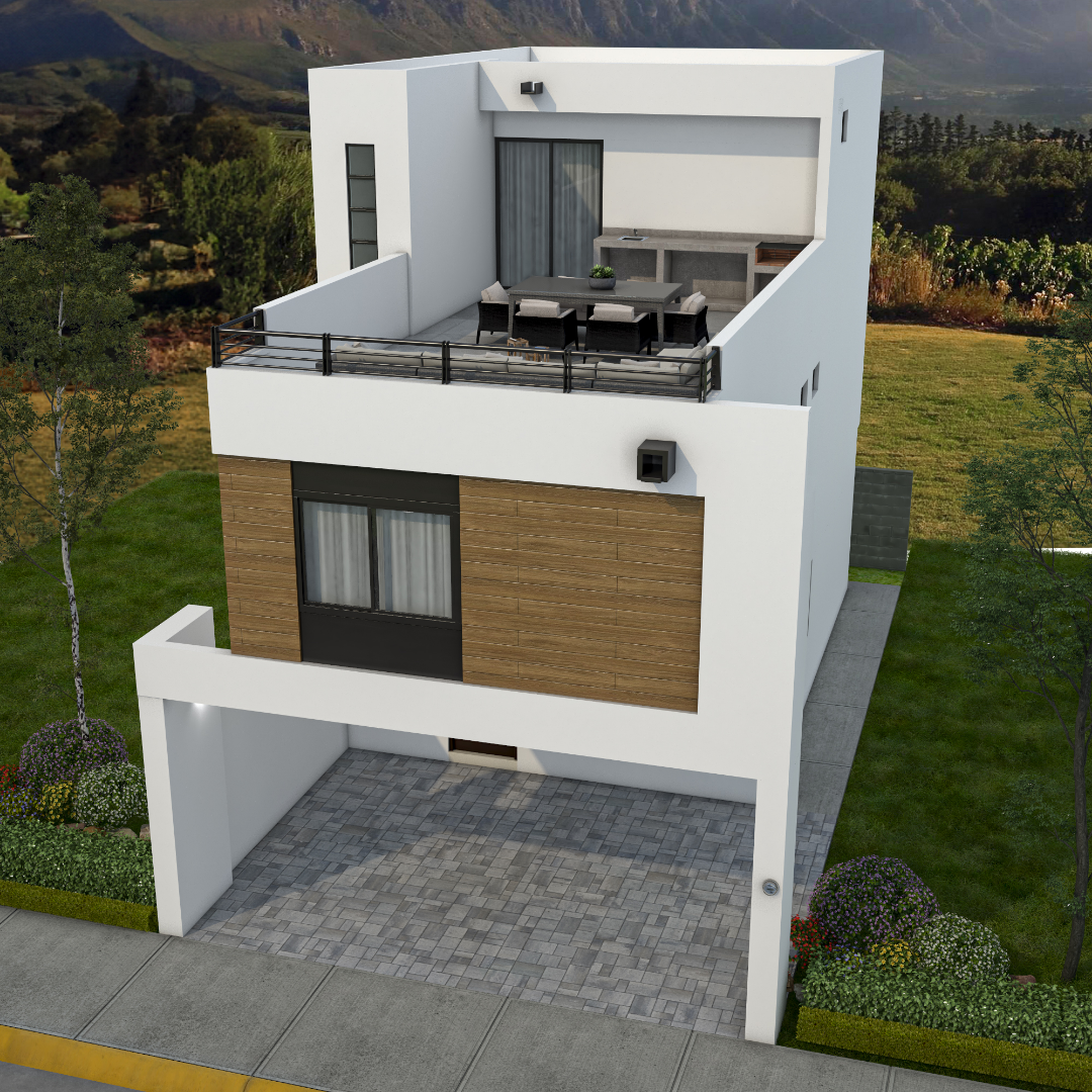 2024 Modelo Catania fachada 2 Andara Residencial en Guadalupe Nuevo Leon 1080 x 1080 – 1